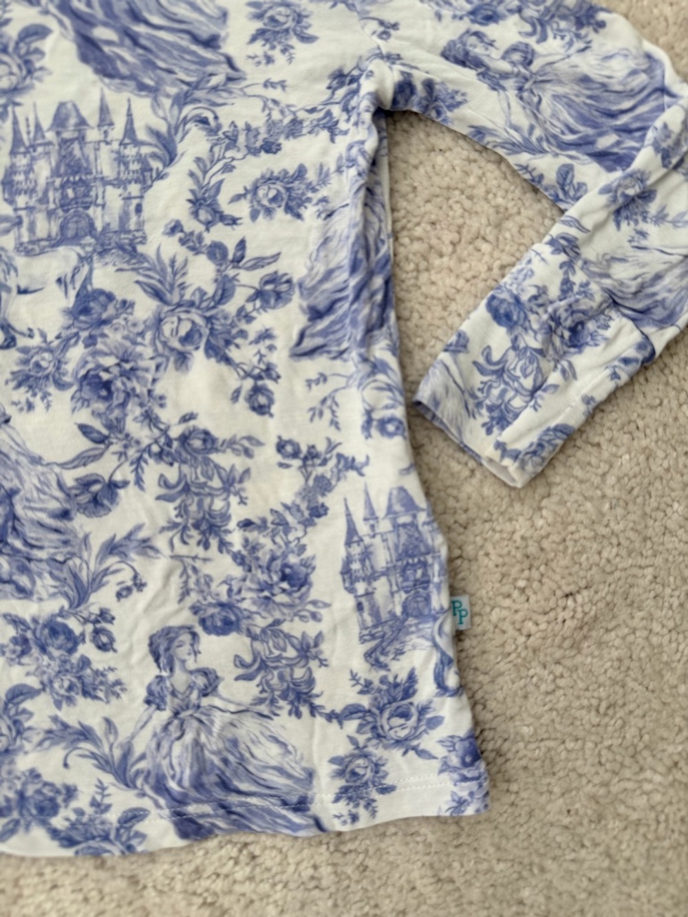 Posh Peanut Briar Print Kids Long Sleeve  Pajama Set - Picture 4 of 10
